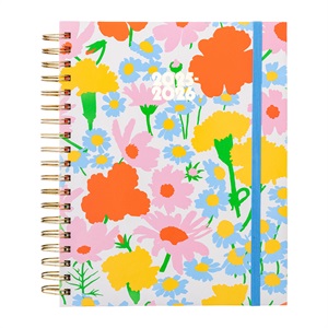 Ban.do バン･ドー 手帳 2026 スケジュール帳 ダイアリー 2025年8月始まり 週間ホリゾンタル B5変型 ＜IVORY FLORAL＞