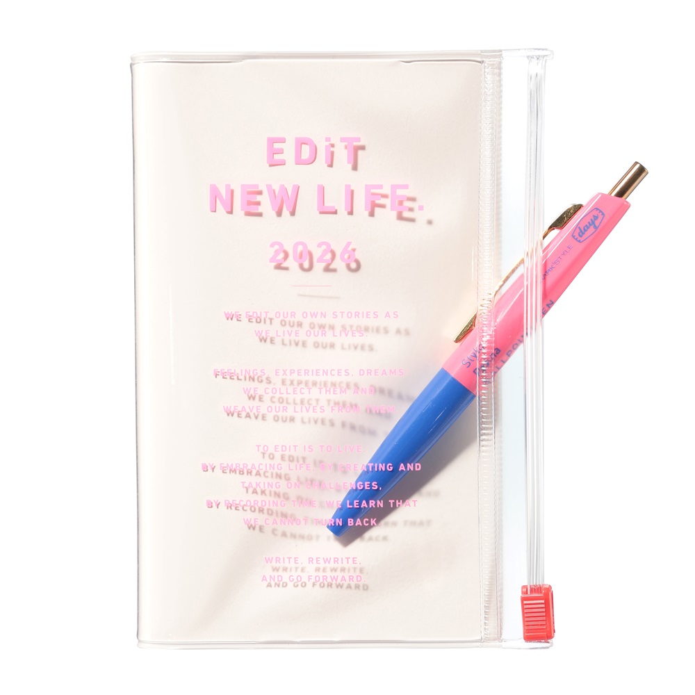 EDiT 手帳 2026 スケジュール帳 2026年4月始まり 1日1ページ B7変型
