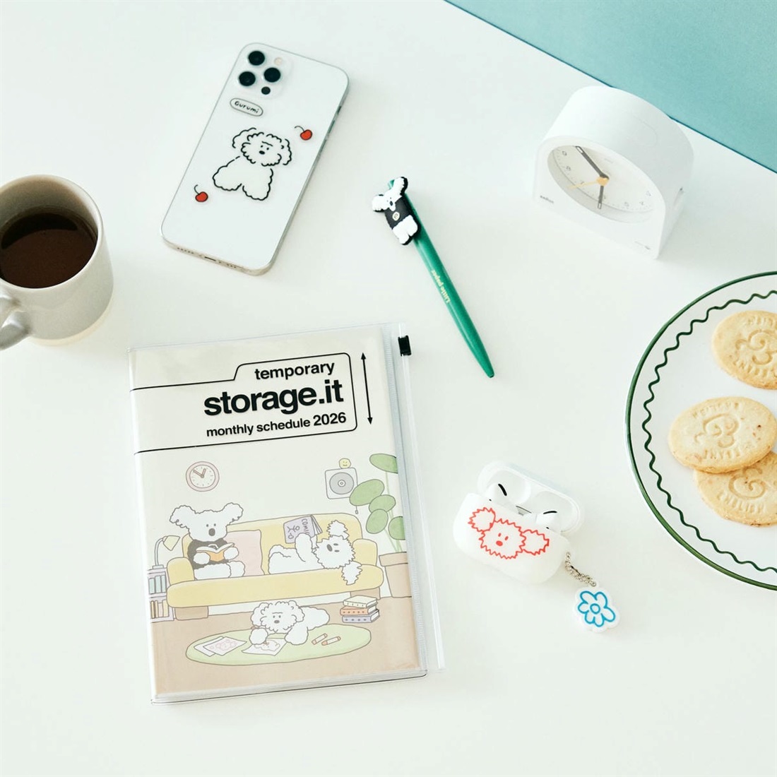 マークス 手帳 2026 スケジュール帳 2025年12月始まり 月間ブロック A5