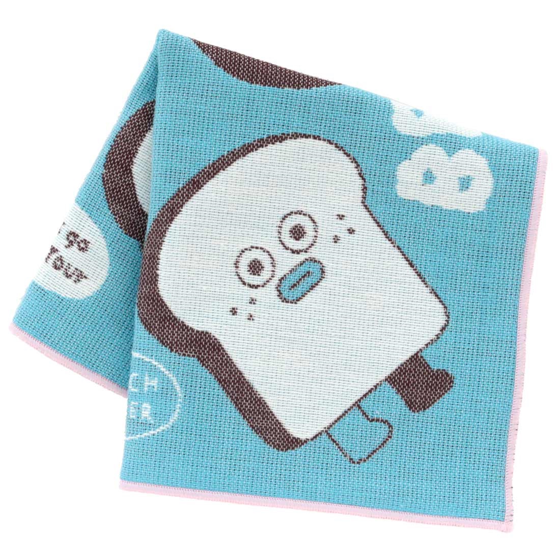 ブランチブラザー ガーゼハンカチ ＜トースト＆ペンギン・ブルー
