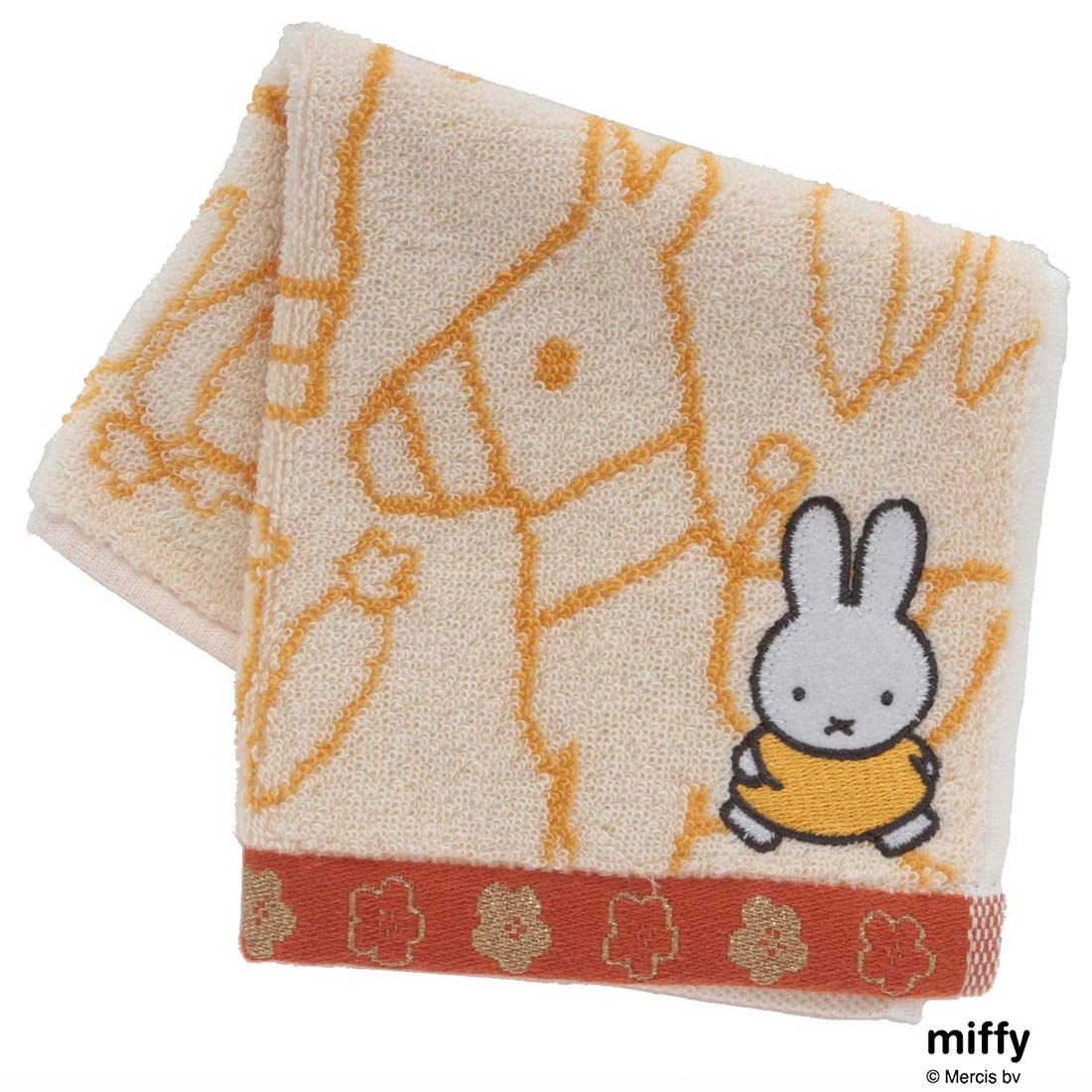 ミッフィー タオルハンカチ ＜ミッフィー ホース・アイボリー
