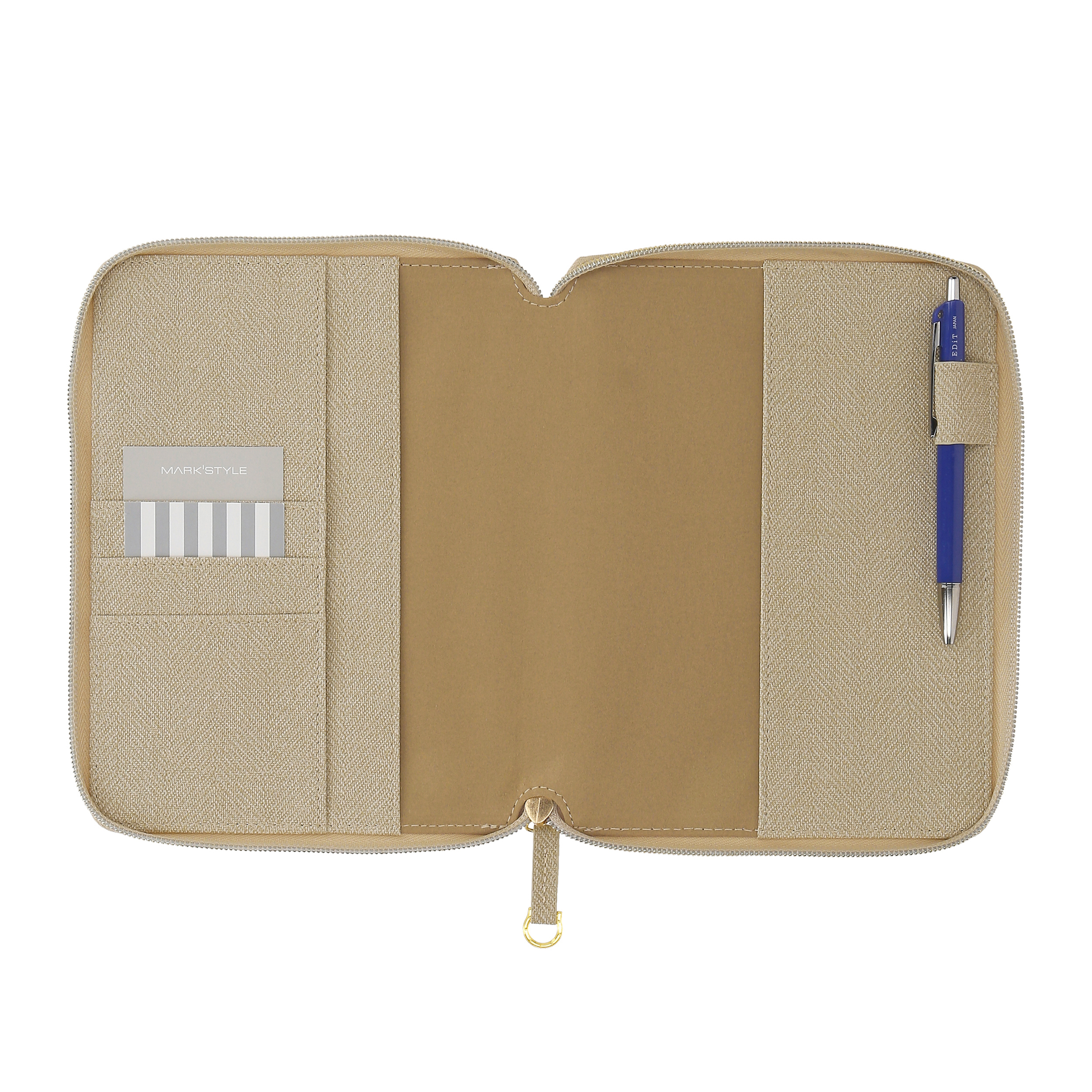 EDiT 手帳カバー 1日1ページ・週間バーチカル用 B6正寸ラウンドジップ