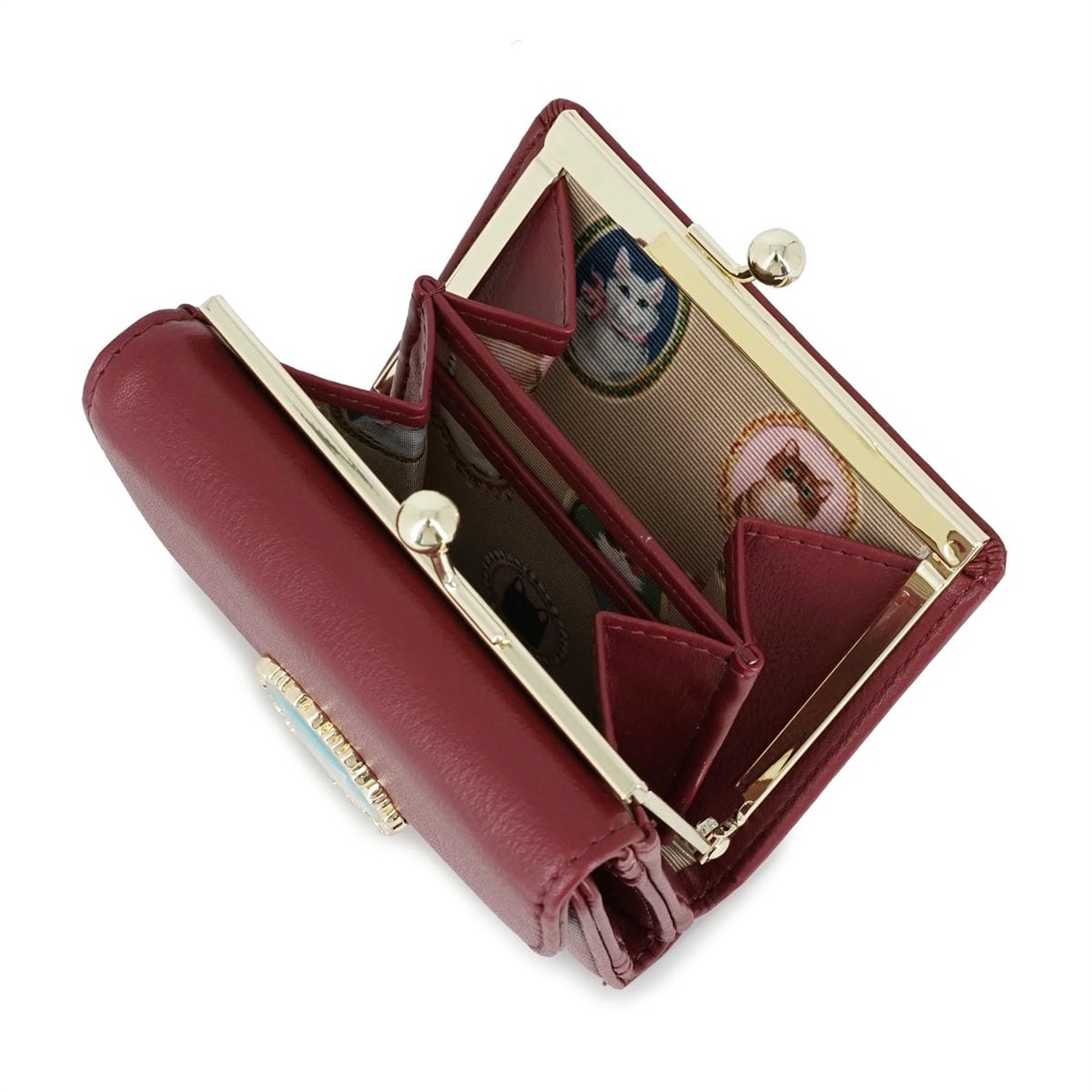 ポール ＆ ジョー アクセソワ 口金ミニ財布 ＜キャット