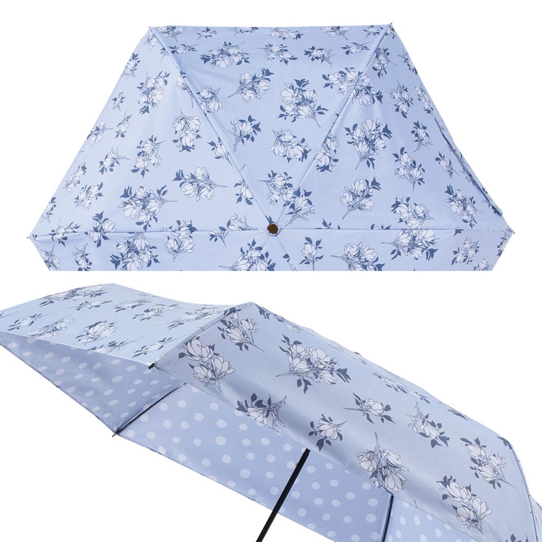 estaa(エスタ) BTS-DUO CW ミニ ＜折りたたみ日傘＞ 54cm 晴雨兼用 UV