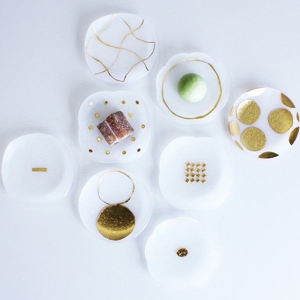 toumei トウメイ 箔 mamezara 木箱入り 2枚セット＜い＞ | マークス