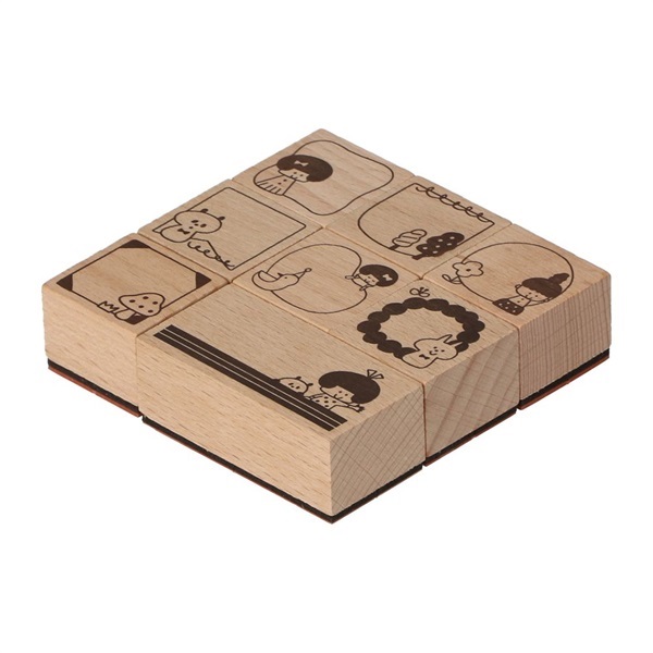 mizutama マークス 木製スタンプセット <パターン> | マークス公式通販