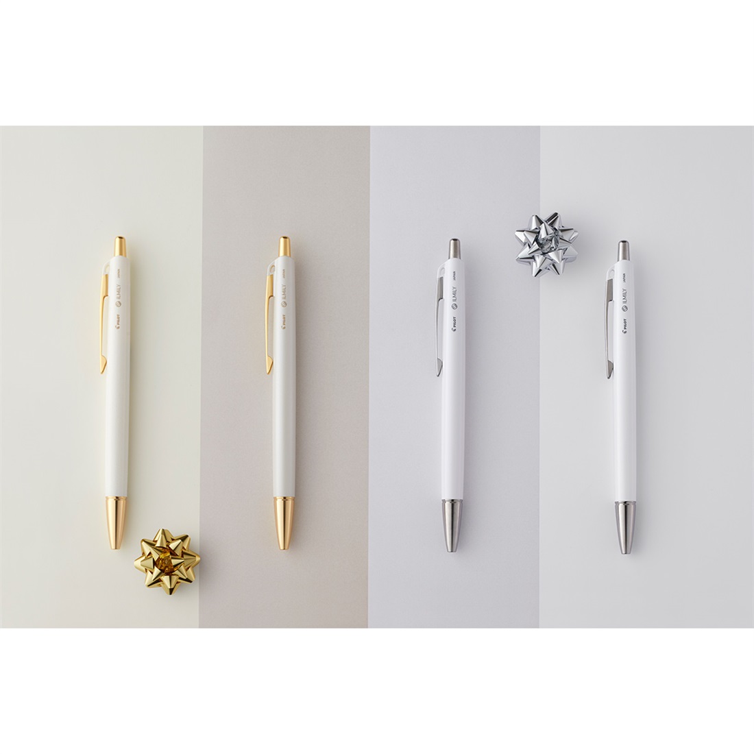 パイロット イルミリー 油性ボールペン 激細0.3mm 限定 ＜ホワイト