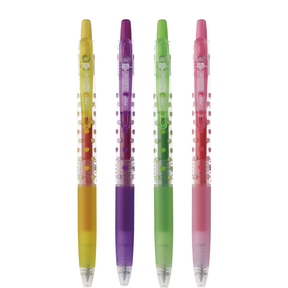 パイロット ジュース ゲルボールペン 0.5mm ＜ピュレグミコラボ4本
