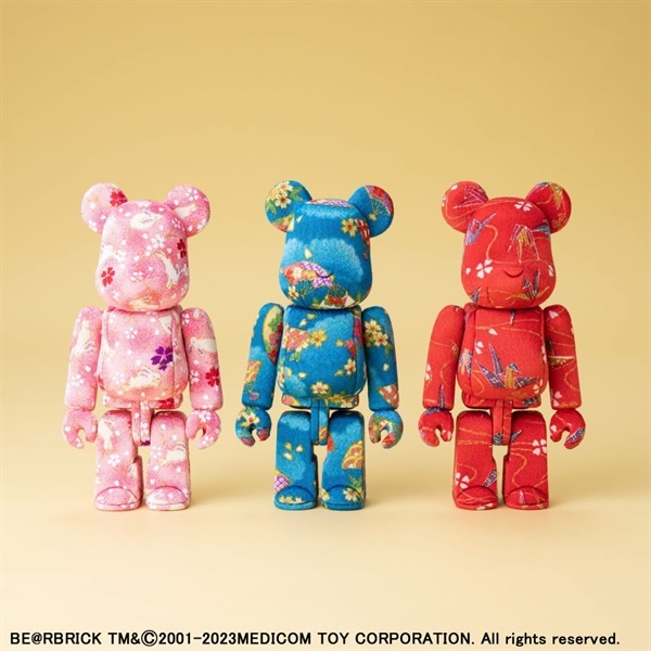 柿沼人形・木目込み BE@RBRICK メディコム・トイ (白)