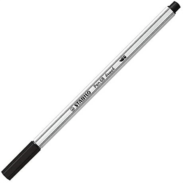 STABILO スタビロ ペン68 ブラッシュ 19色25本セット 水性ペン