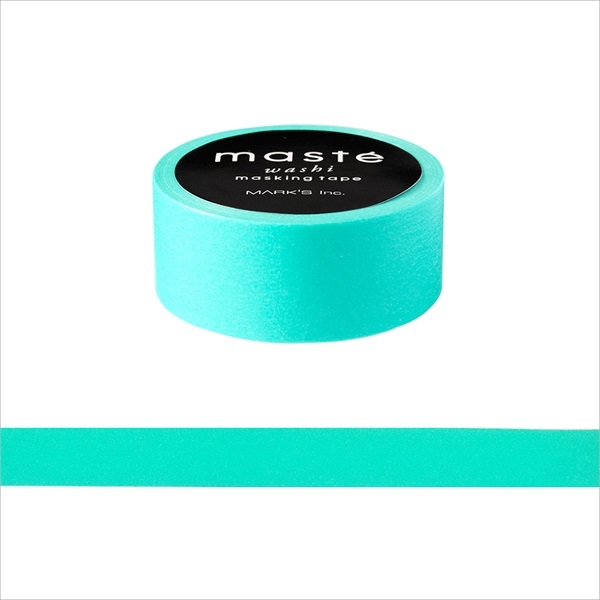 「マステ」 マークス マスキングテープ･ベーシック IMPRESSIVE TONE ＜ミント/無地＞
