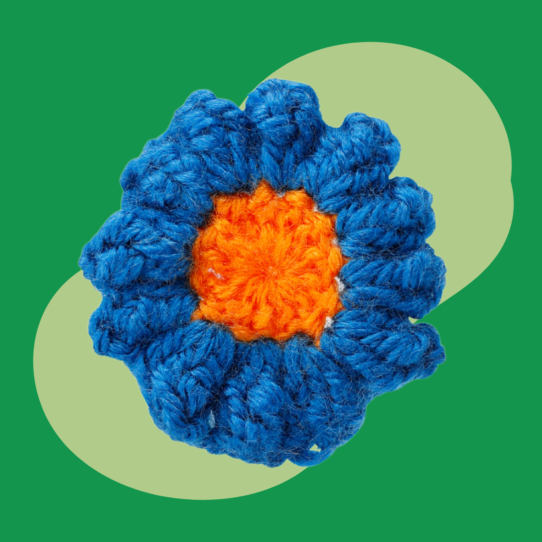 ITEM 03 - 編み途中のお花