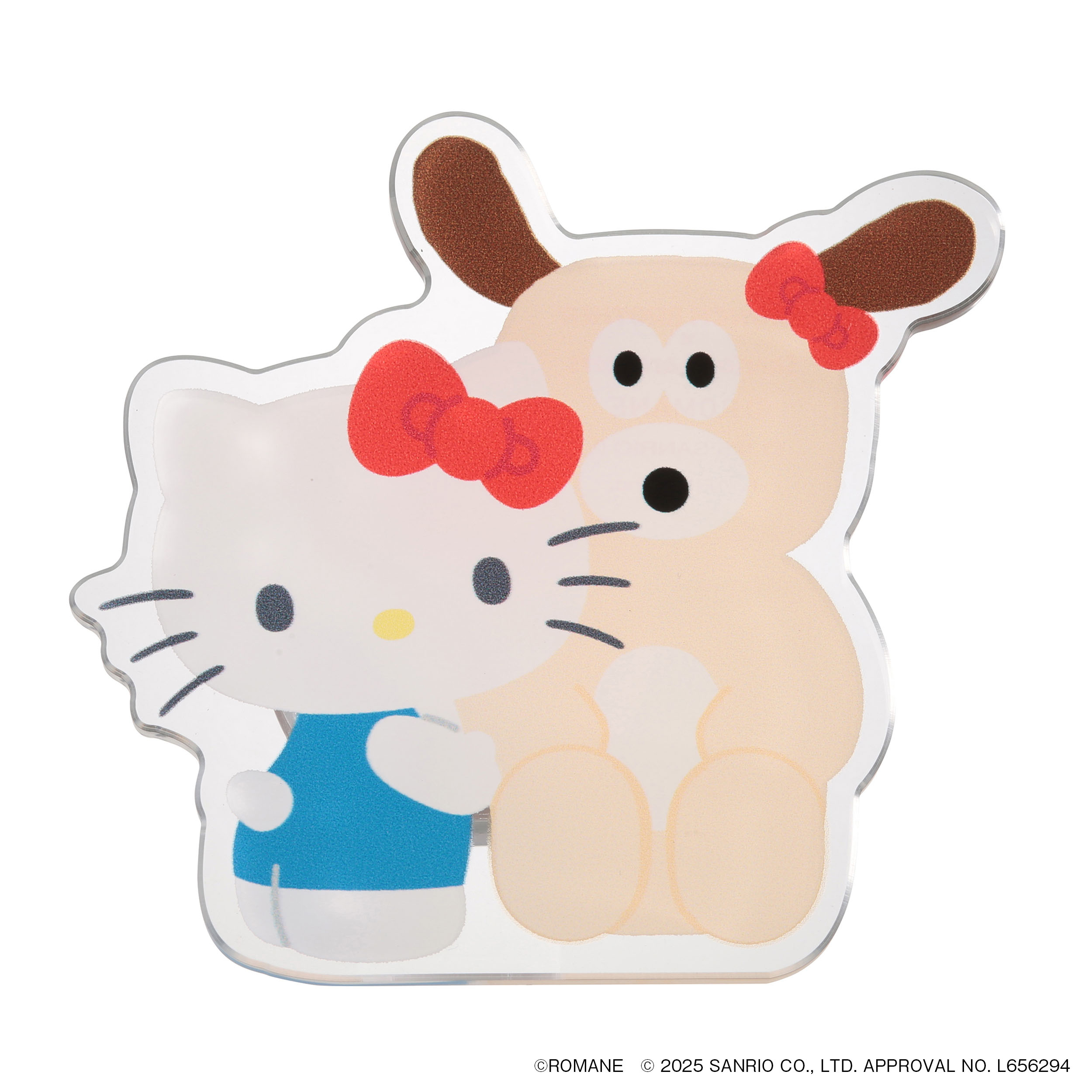 アクリルクリップ ＜パピー×ハローキティ＞