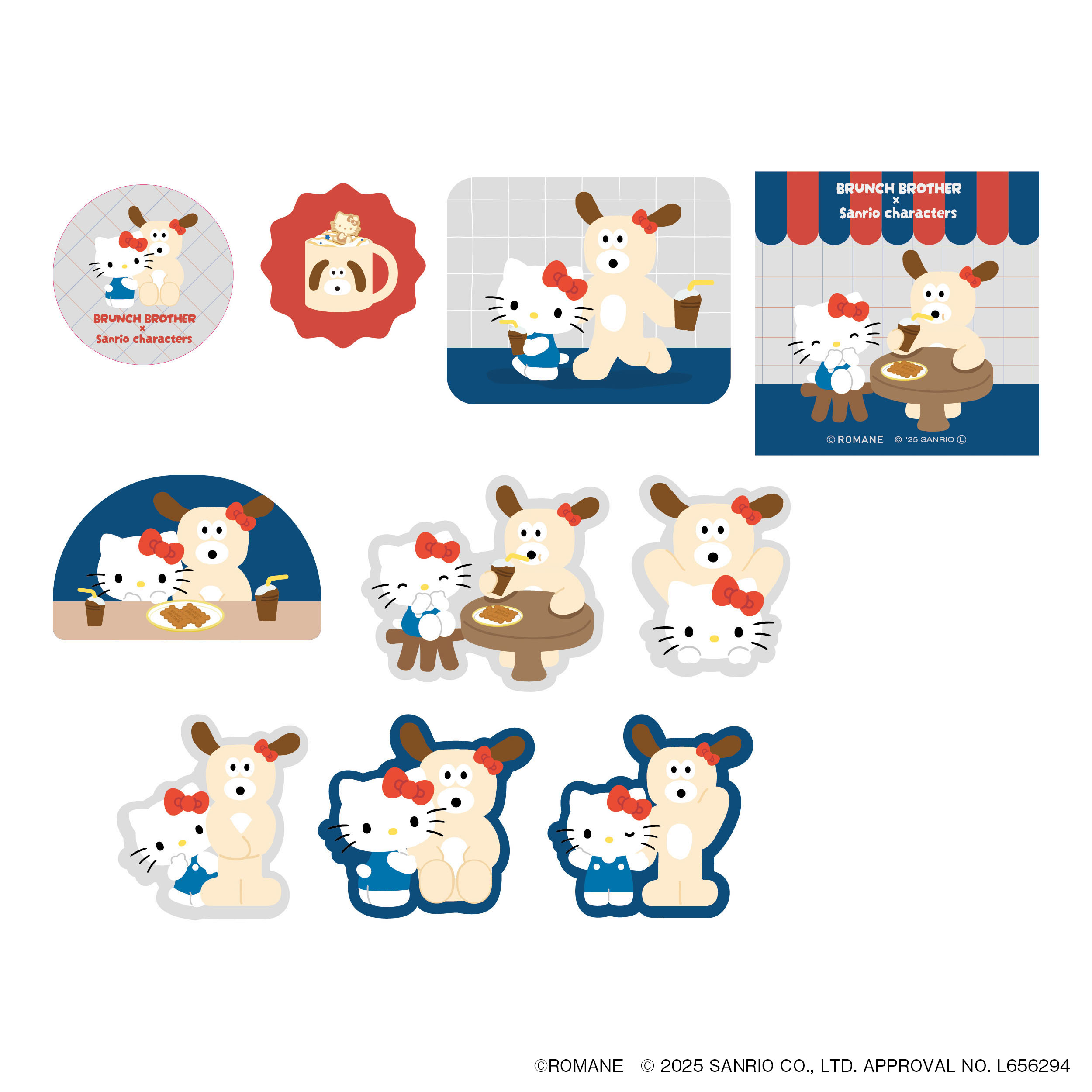 フレークステッカー ＜バニー×クロミ＞