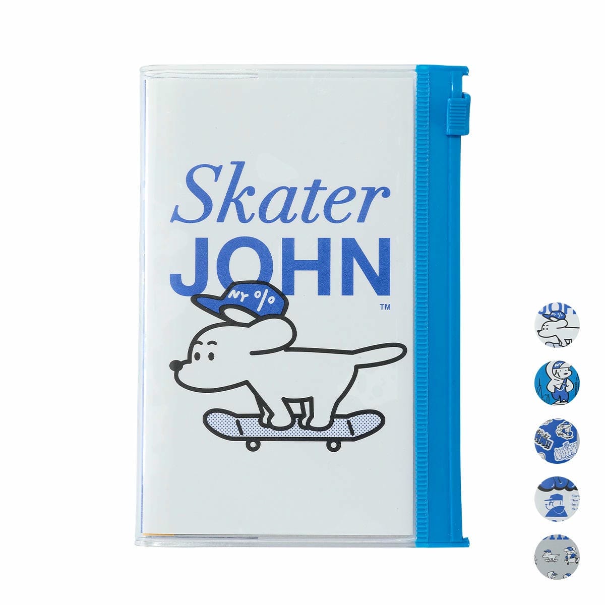 スケータージョン　手帳用紙を使った小さな方眼ノート･B7･PVCカバー付き