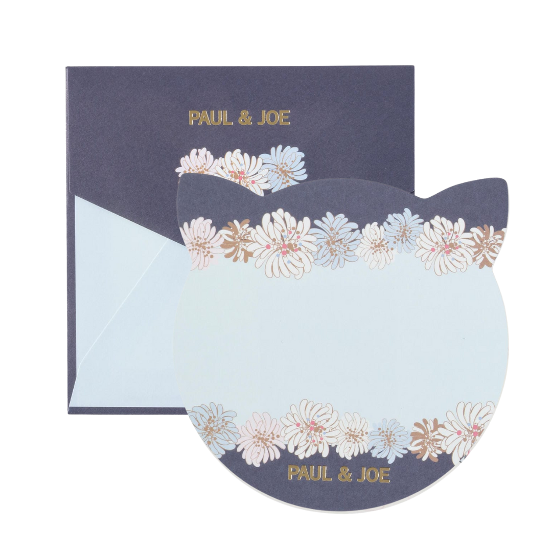 メッセージカードセット ＜クリザンテーム・ネイビー＞