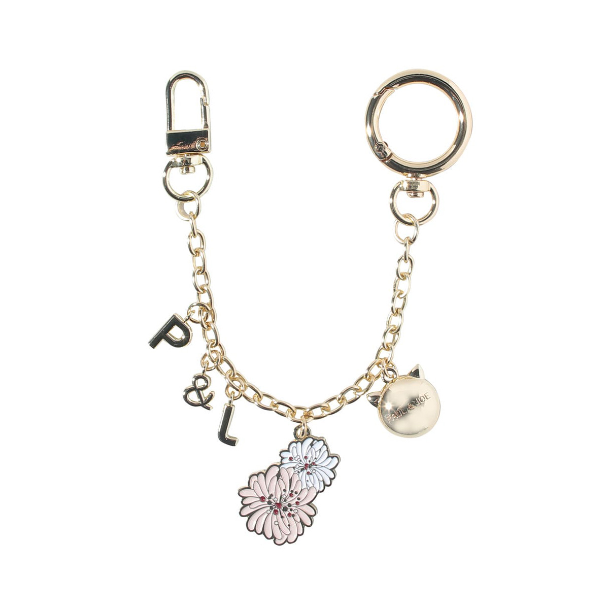 バッグチャーム ＜クリザンテーム・ホワイト＞