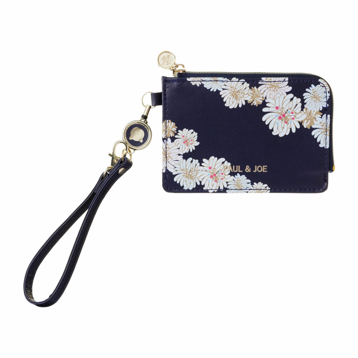 パスケース ＜クリザンテーム・ネイビー＞