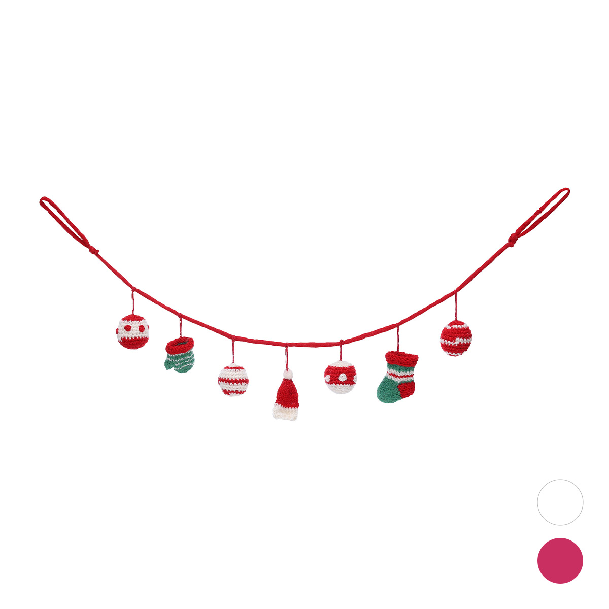 ネパールから届いたエシカルなニットこもの ニットガーランド