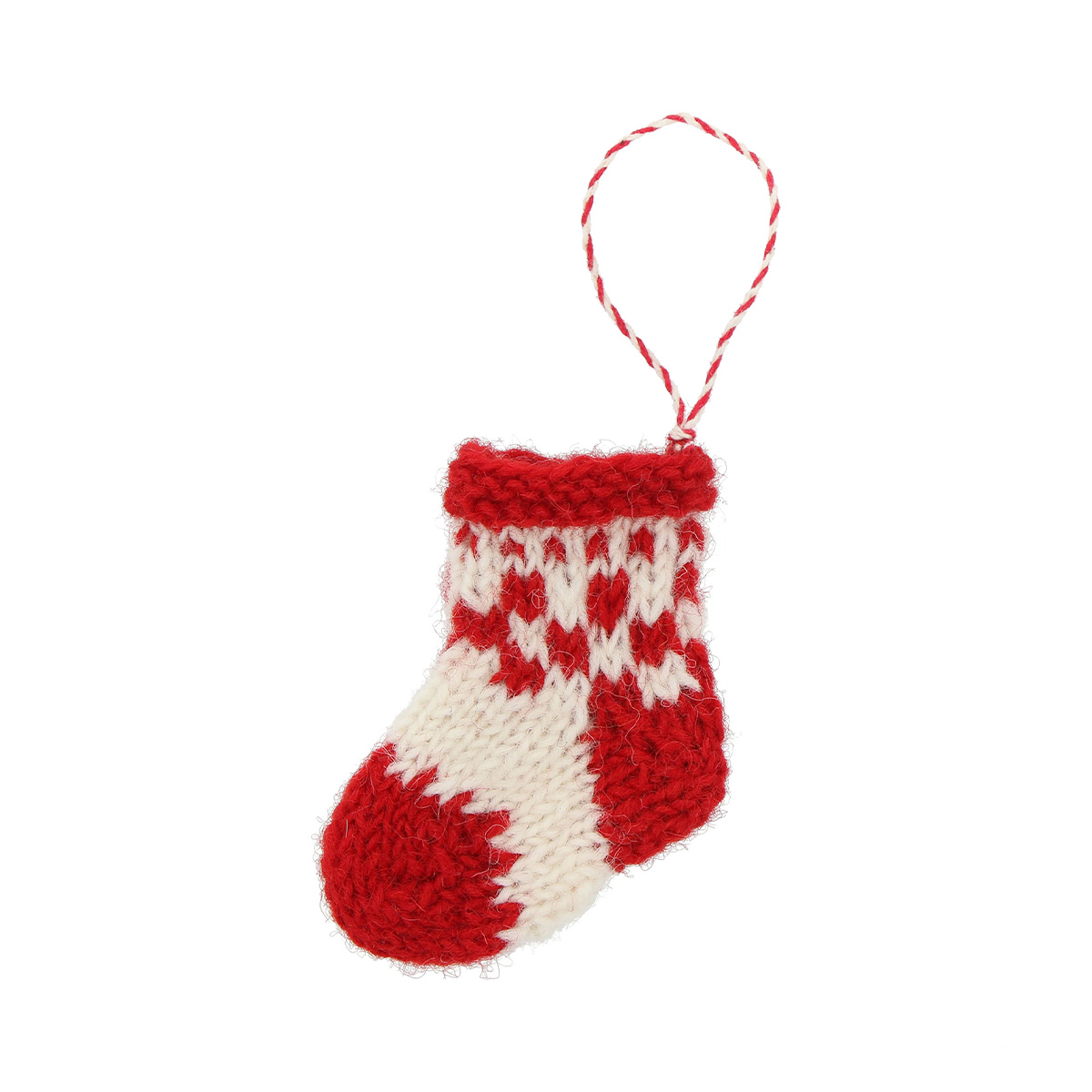ネパールから届いたエシカルなニットこもの ニットオーナメント・モチーフ ソックス