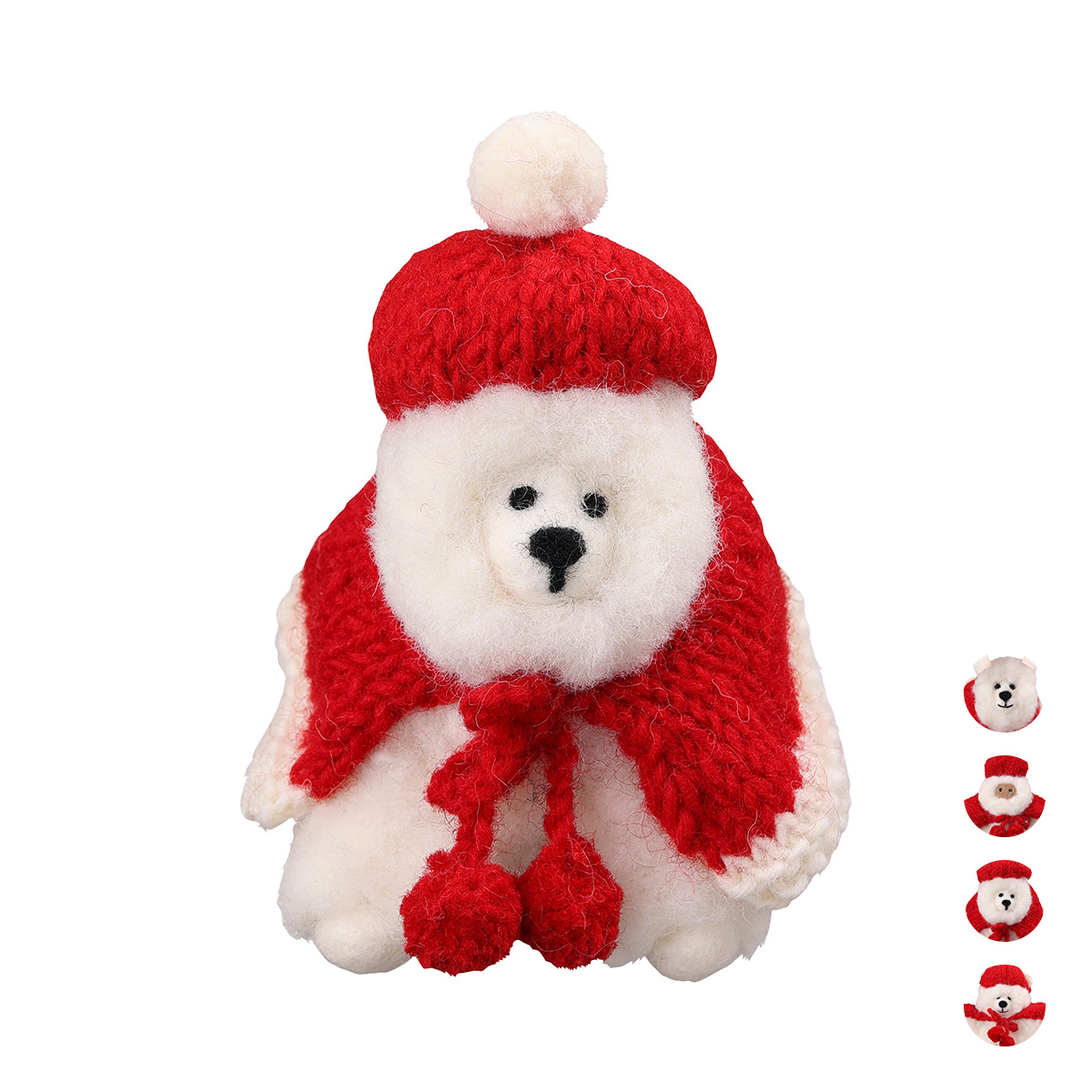 ネパールから届いたエシカルなニットこもの ニットオブジェ・アニマル