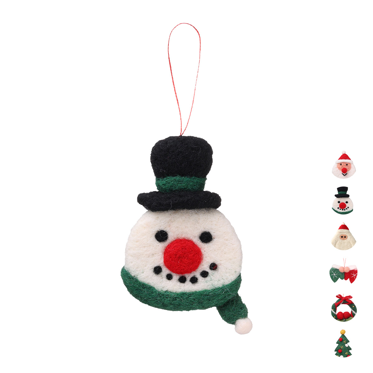 ネパールから届いたエシカルなフェルトこもの フェルトオーナメント・モチーフ