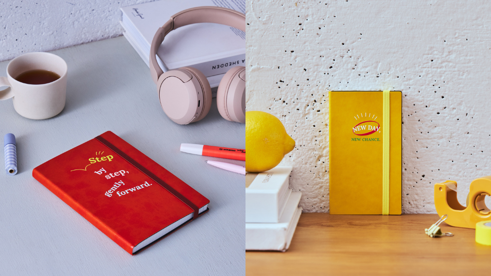 名前やメッセージをプリントして、特別な1冊に。EDiT 手帳＆ノートのカスタマイズサービス