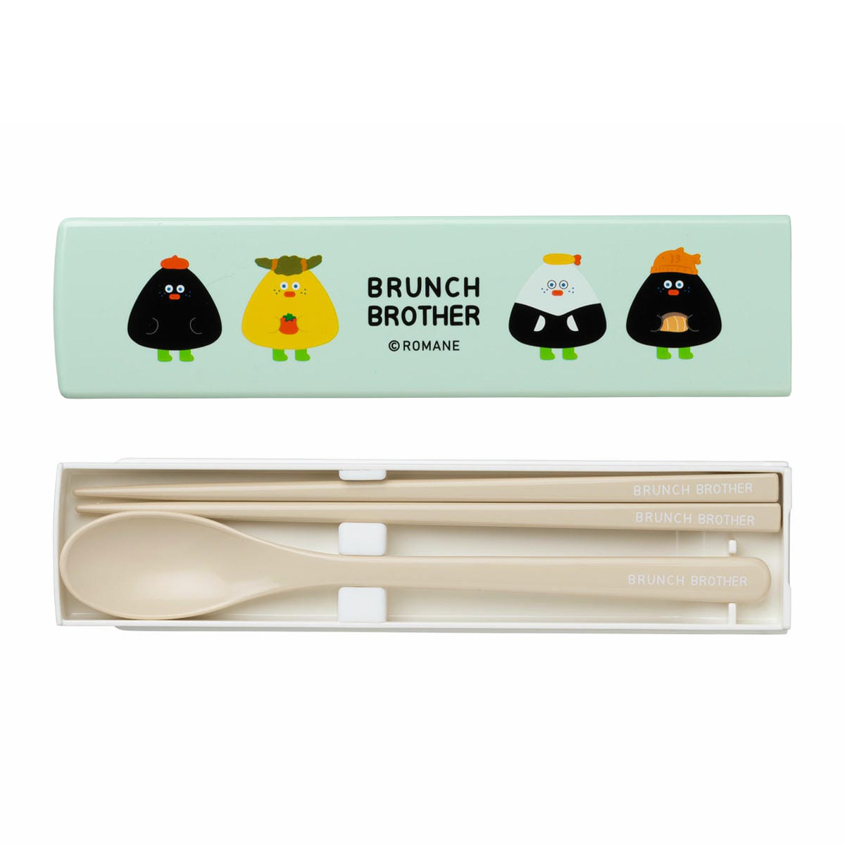 箸・スプーン箱セット ＜オニ＆ギリ＞