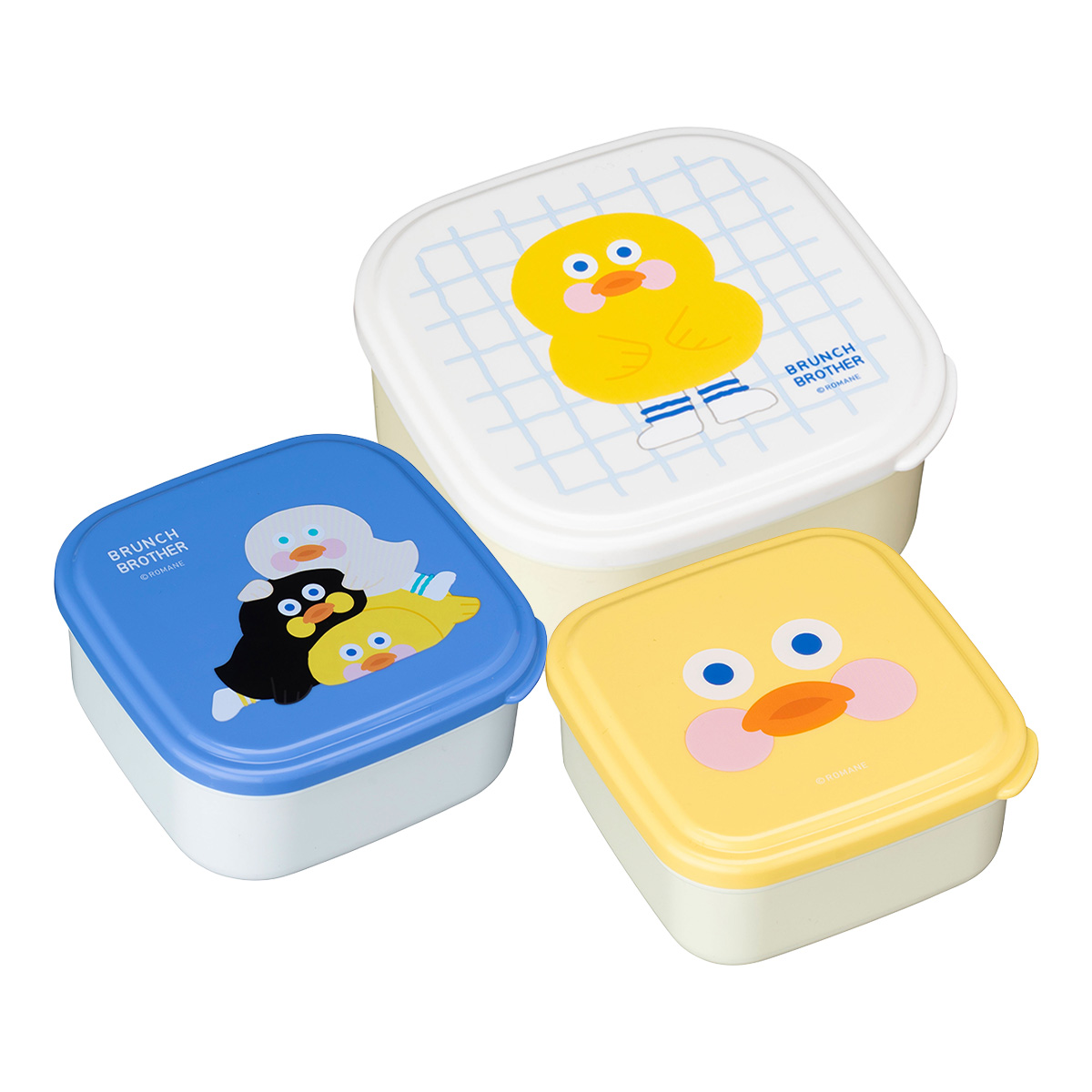 【ノベルティ対象商品】ランチボックス・3Pセット＜ダック＞