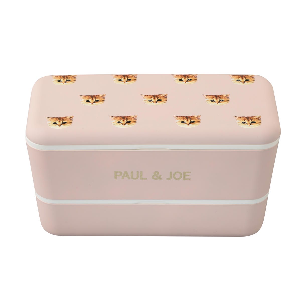 ランチボックス・長方形・2段 ＜ヌネット・ピンクベージュ＞