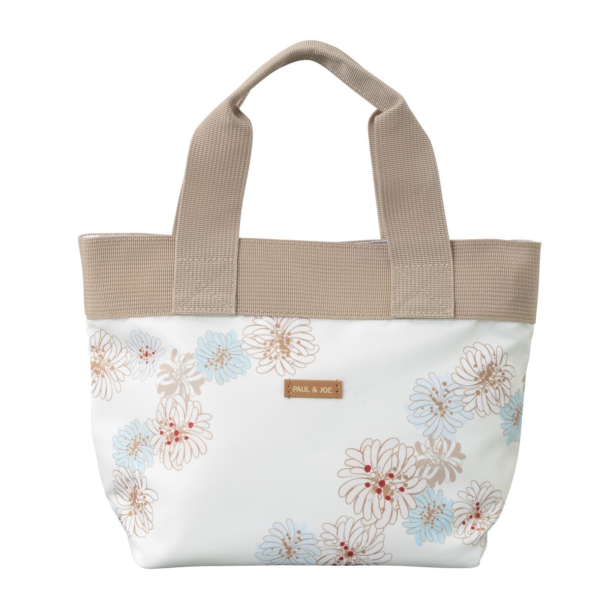 ランチトートバッグ ＜クリザンテーム・ホワイト＞