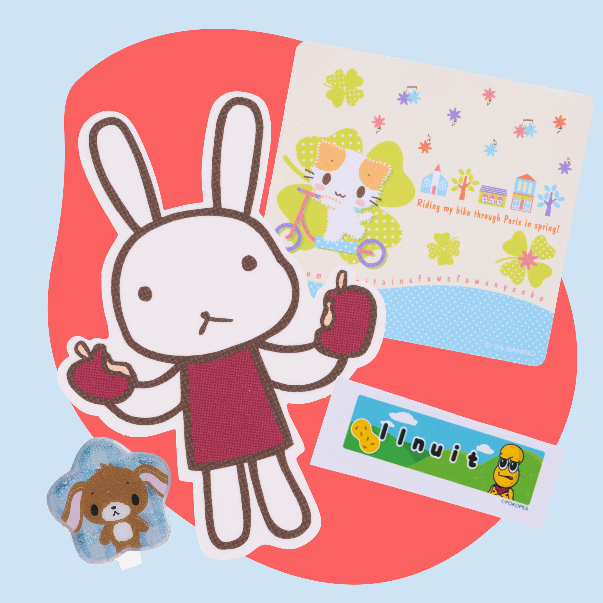 ITEM 03 - サンリオとしろうさとピーナッツくんのシール