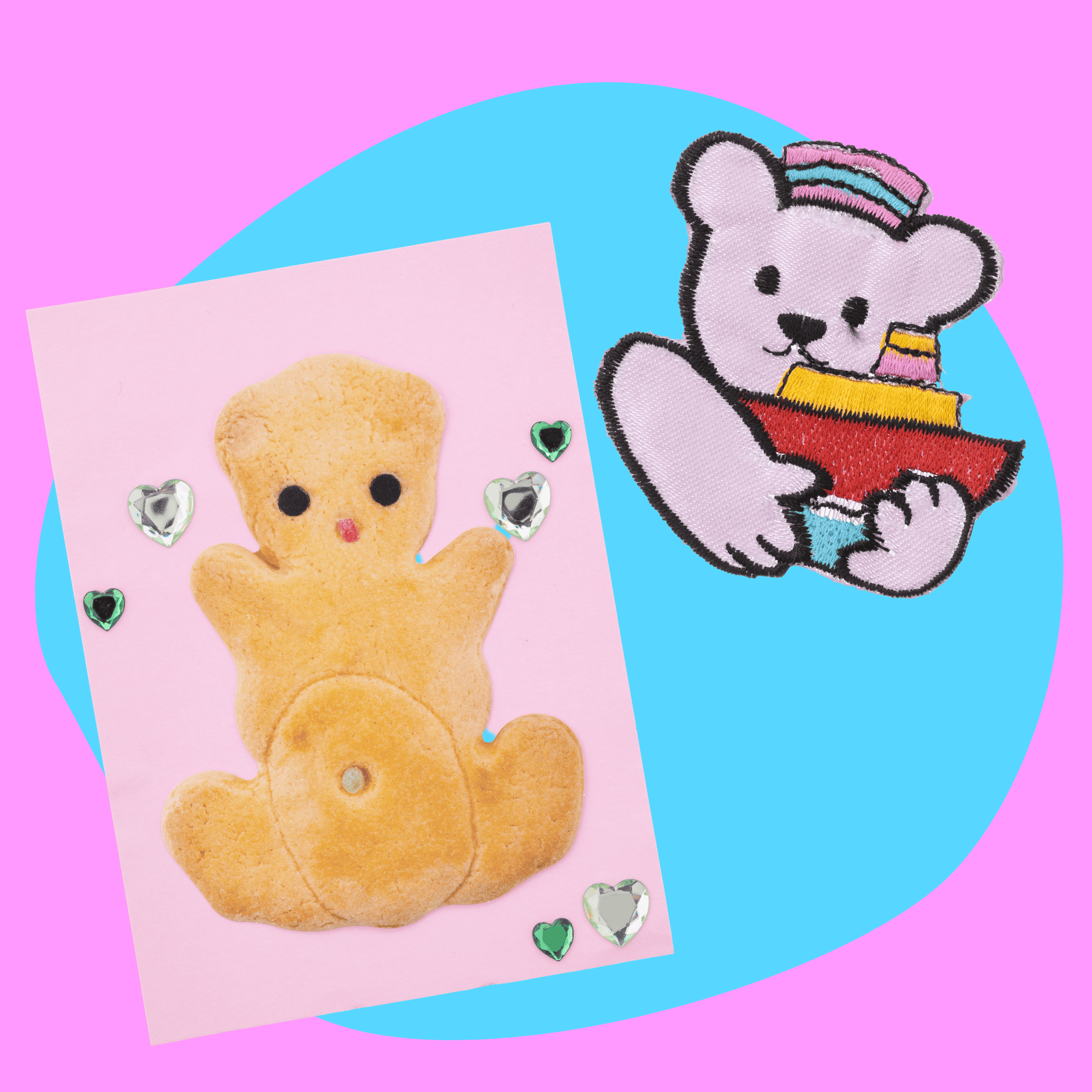 ITEM 01 - ハガキ＆アップリケ