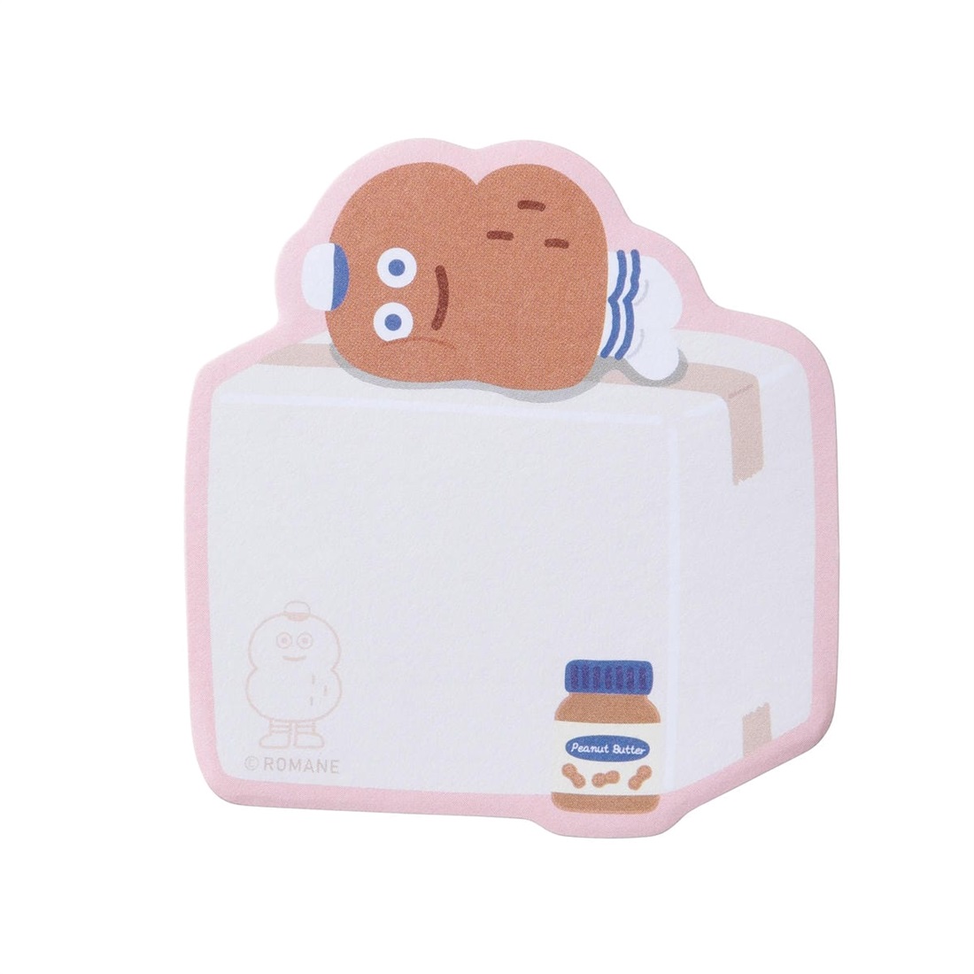 ダイカット付せん ＜ピーナッツ＞