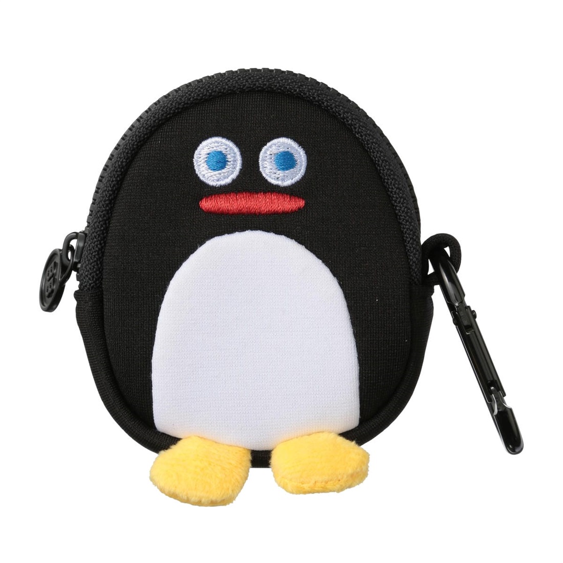 カラビナ付きマスコットミニポーチ ＜ペンギン＞