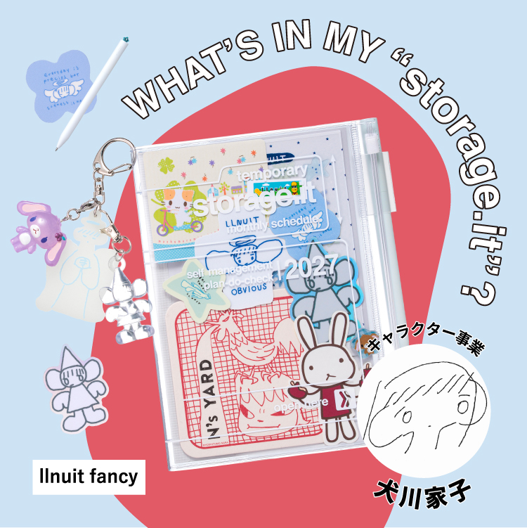 llnuit fancy by 犬川家子｜WHAT’S IN MY “storage.it” ?