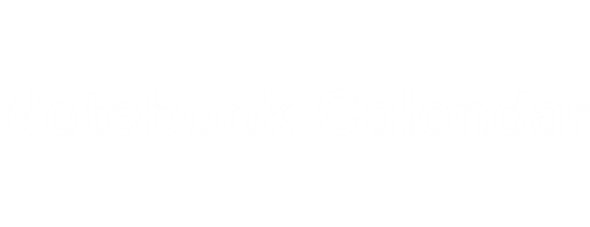 NOTEBOOK CALENDAR (ノートブックカレンダー)