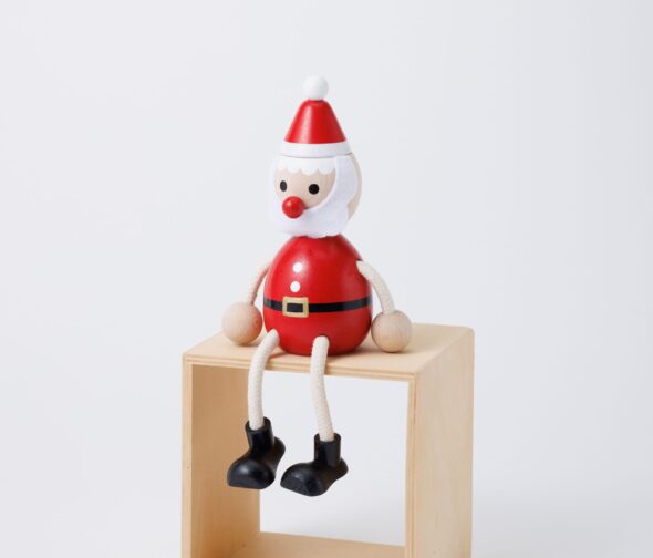木の人形(大)や手のひら人形(サンタなど)